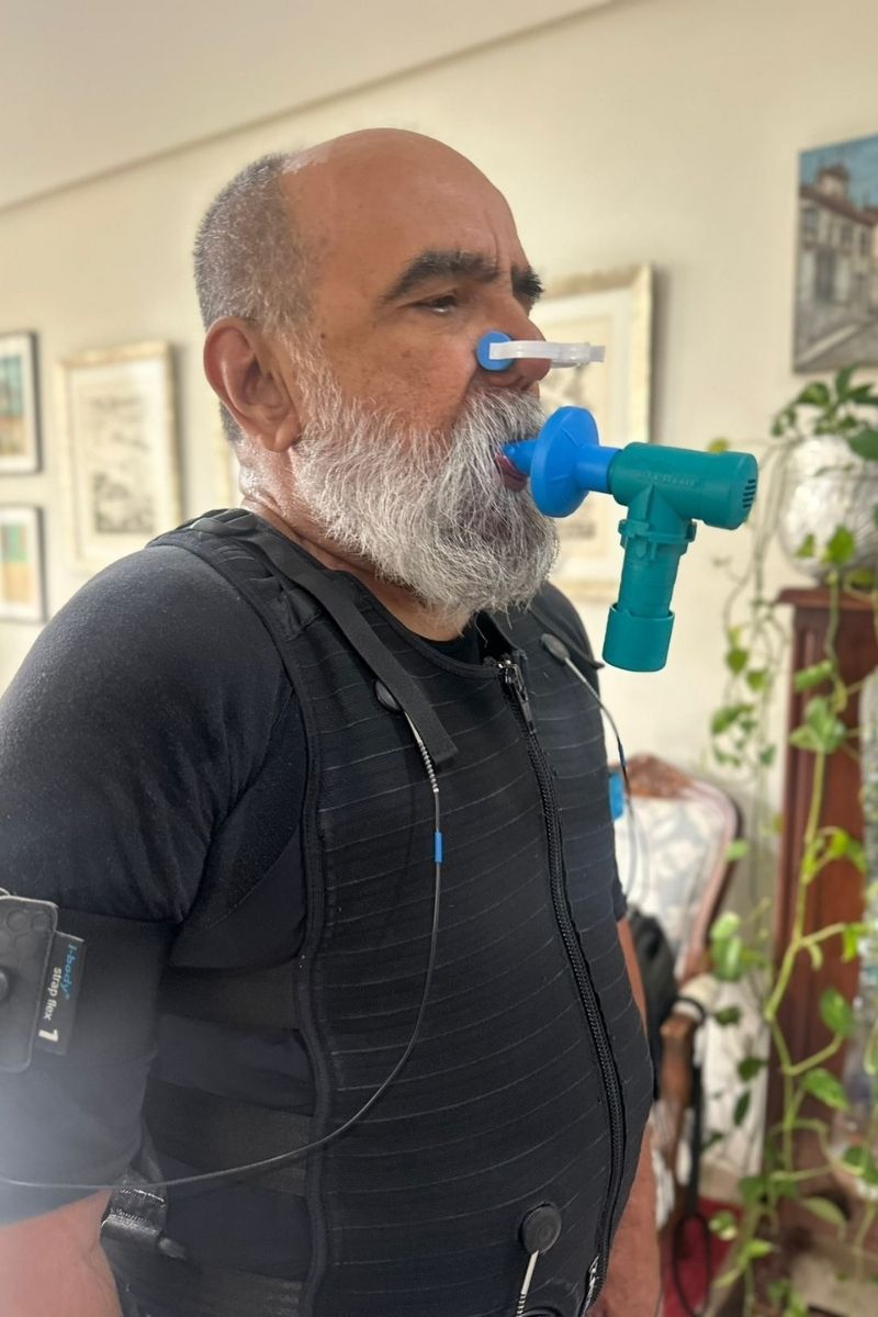 Treinamento respiratório combinado